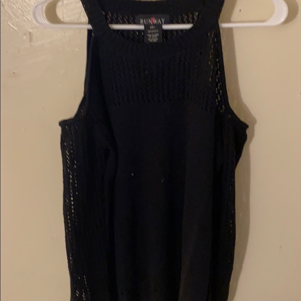 Runway sweater top